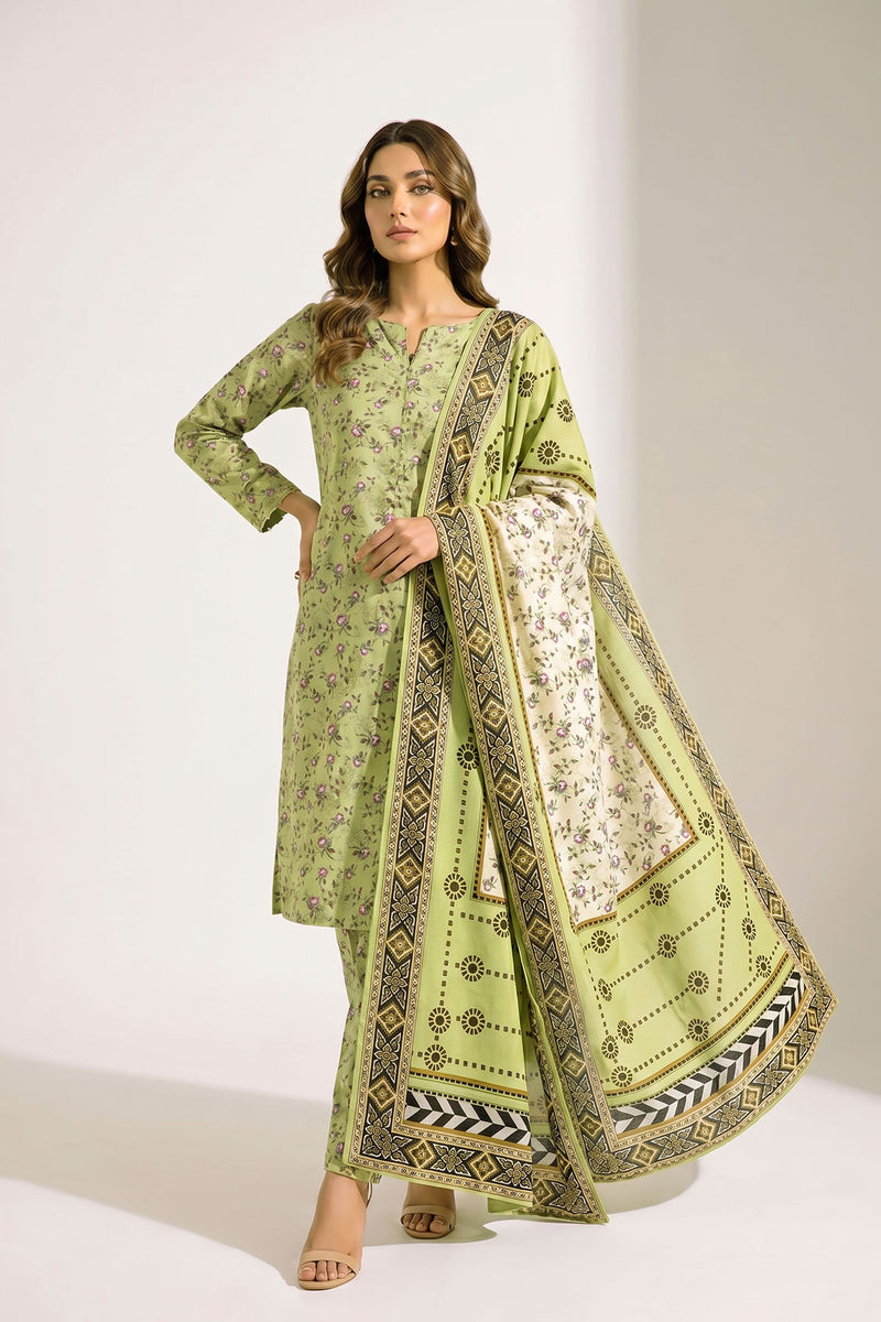 Ibtida I-26 : Unstitched Printed Lawn 3PC - Kleren