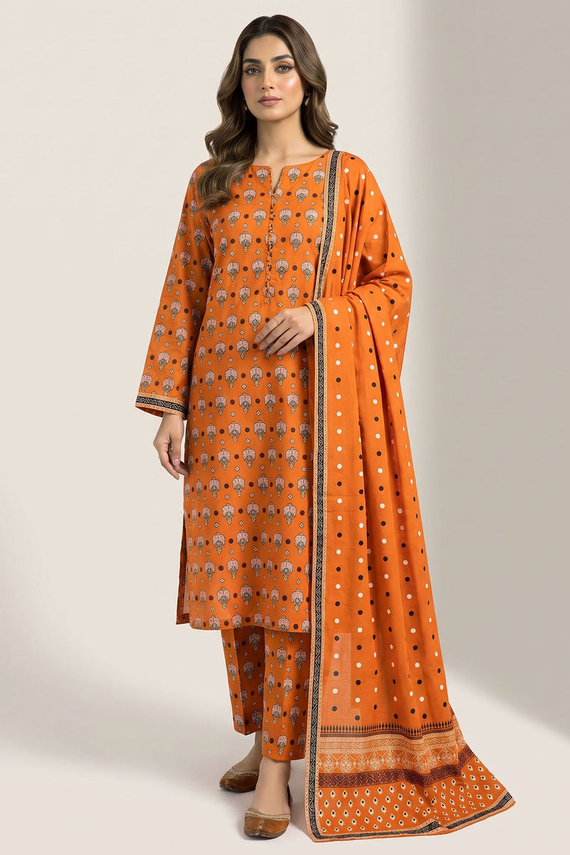 Ibtida I-27 : Unstitched Printed Lawn 3PC - Kleren