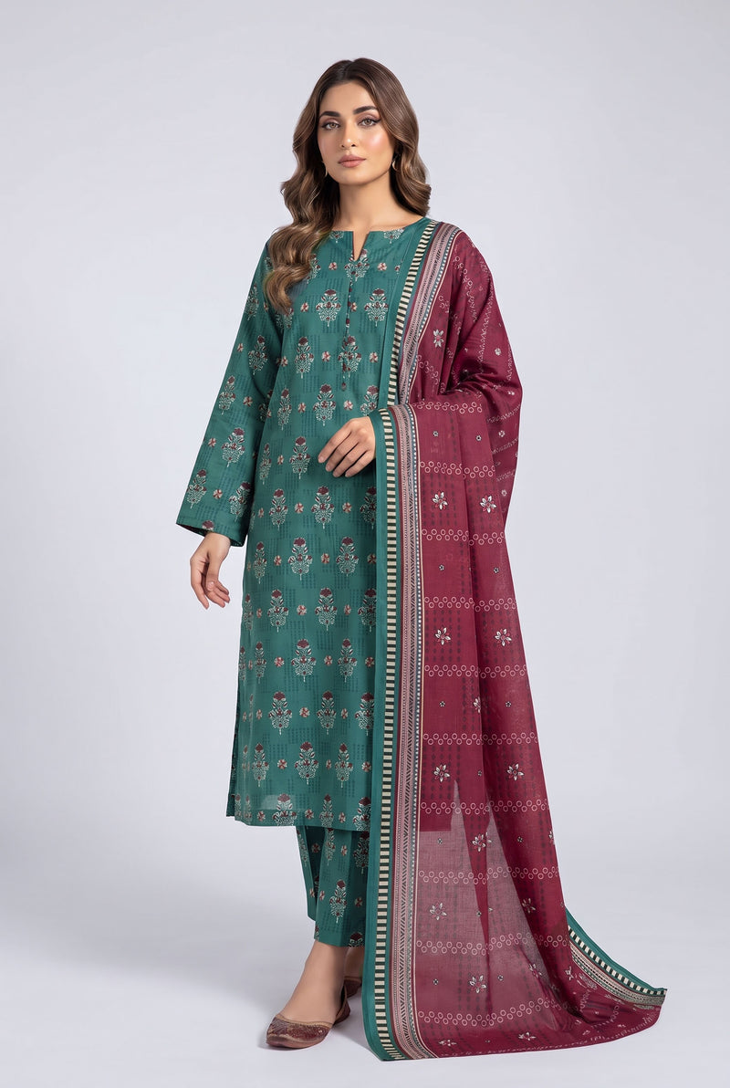 Ibtida I-31 : Unstitched Printed Lawn 3PC - Kleren