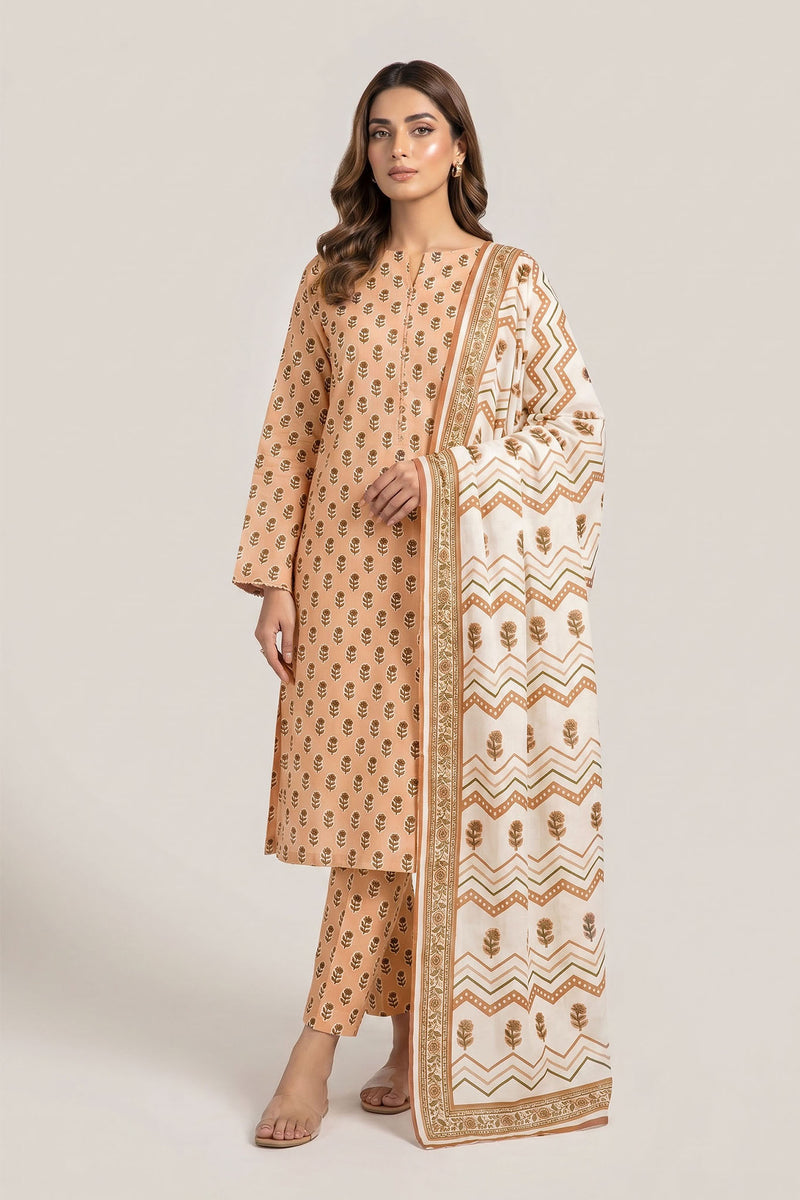 Ibtida I-33 : Unstitched Printed Lawn 3PC - Kleren