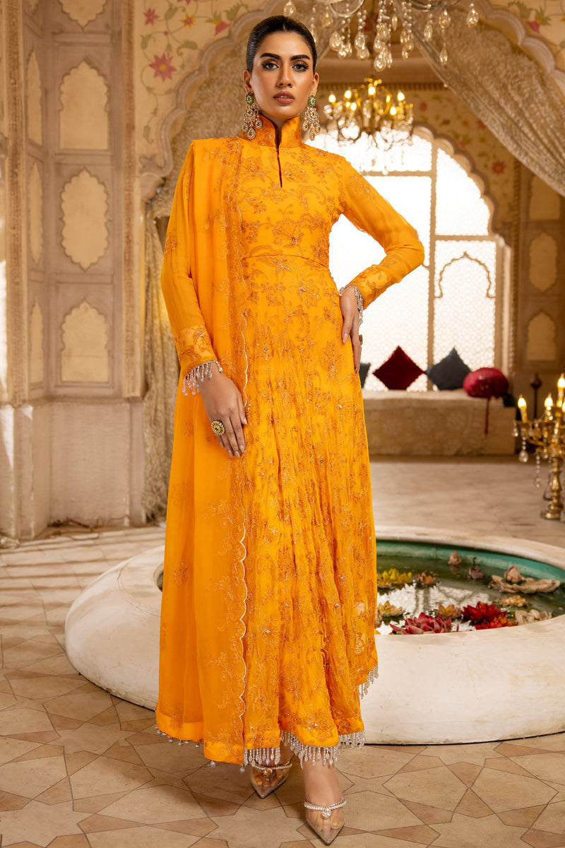 Naqsh N-17 : Unstitched Luxury Chiffon 3PC - Kleren