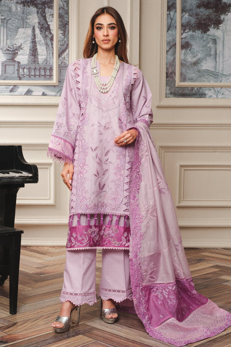 Surkhru S-23 : Unstitched Embroidered Lawn 3pc - Kleren