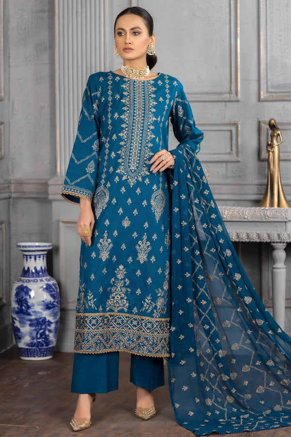 Dastak DK-36 : Embroidered Lawn 3pc - Kleren- Colors of Life