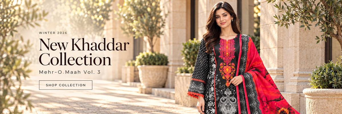 New Khaddar Collection, Winter 2026 — Mehr-O-Maah Vol. 3 desktop cover